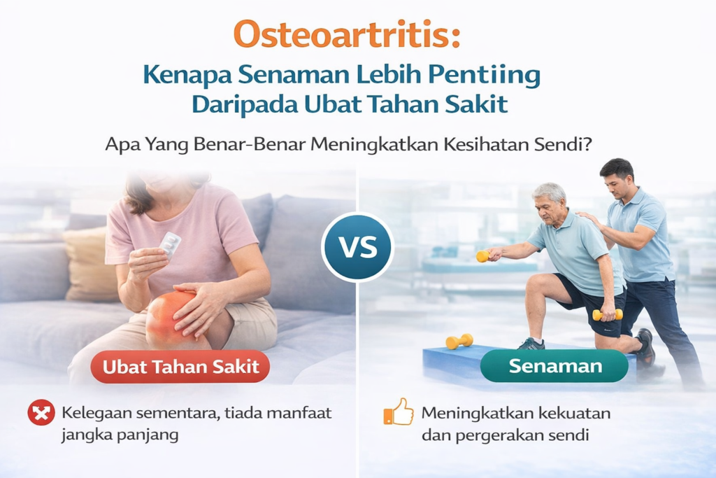 Osteoarthritis: Kenapa Senaman Lebih Berkesan Daripada Ubat Tahan Sakit