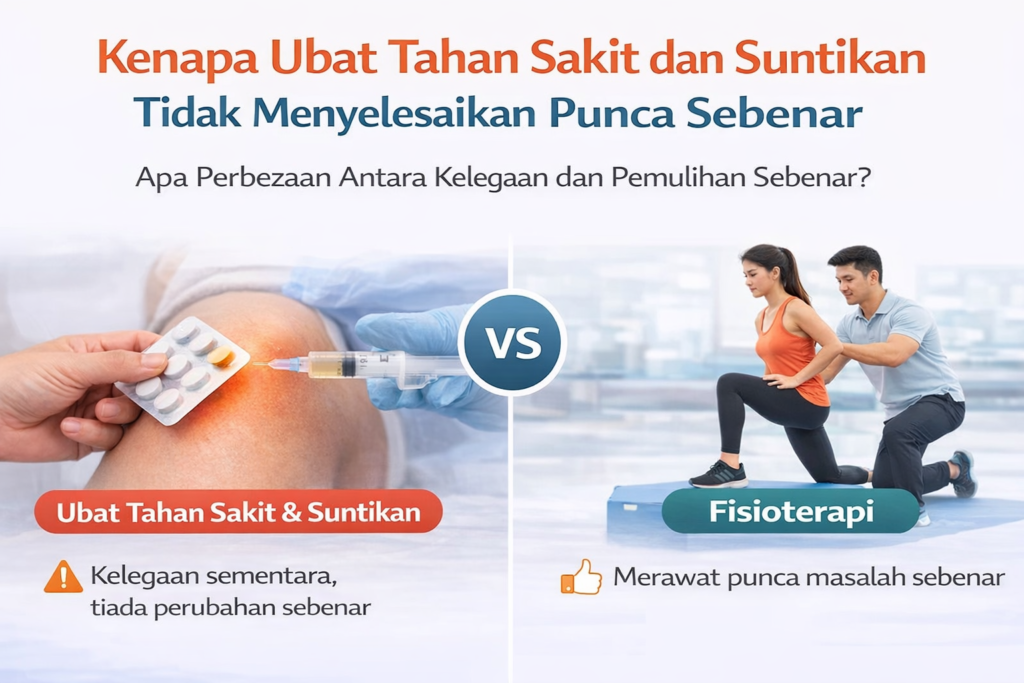Mengapa Painkiller & Suntikan Tidak Selesaikan Punca Sakit