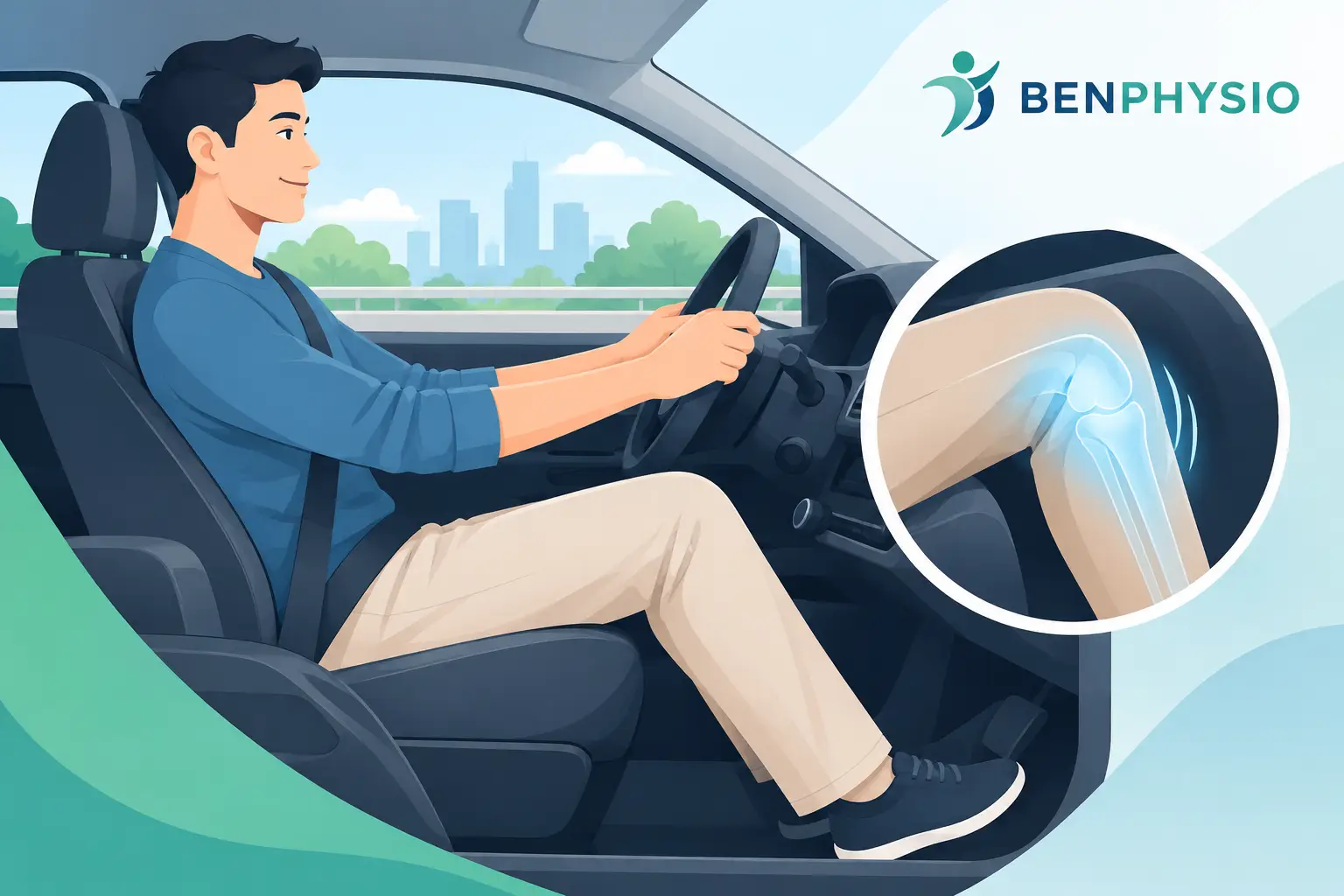 Cara Atasi Lutut Sakit Memandu dengan Selesa
